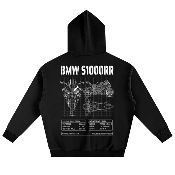 OVERSIZED BMW Blueprint hoodie