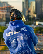 OVERSIZED BMW Blueprint hoodie