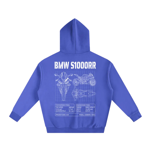 OVERSIZED BMW Blueprint hoodie