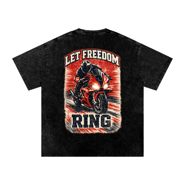 (OVERSIZED) LET FREEDOM RING T-SHIRT