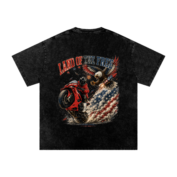 (OVERSIZED) LAND OF THE FREE T-SHIRT